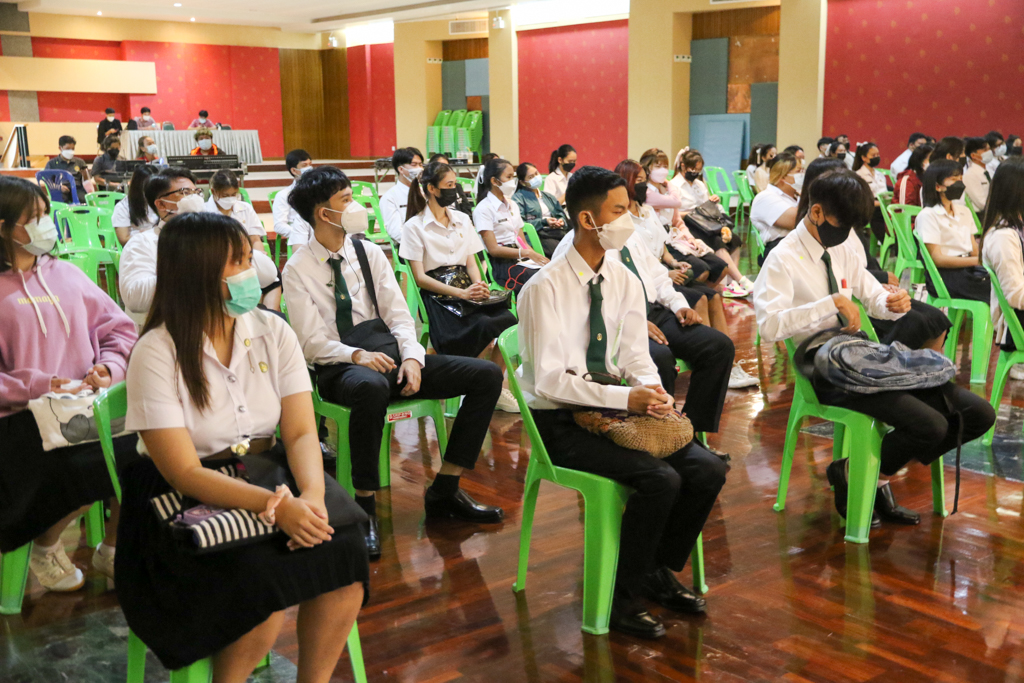 1 ธันวาคม 64 กิจกรรมปฐมนิเทศนักศึกษาใหม่ ประจำปีการศึกษา 2564 
